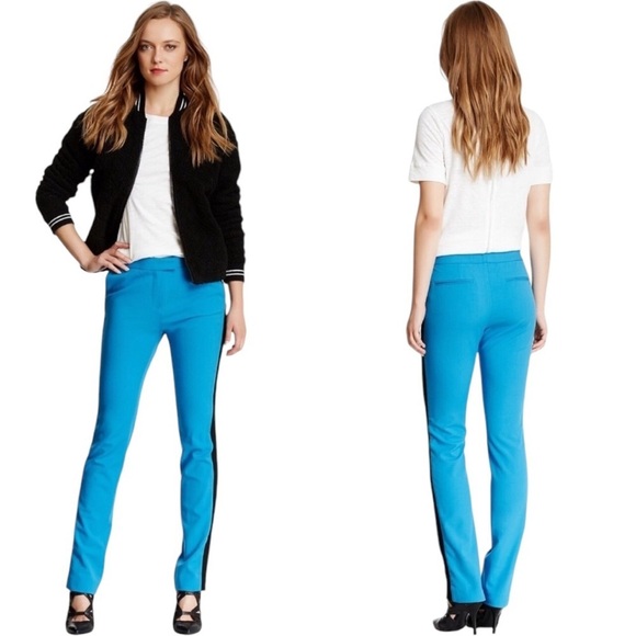 Elizabeth and James Blue and Black Wool Johnny Trouser Size 2 - Picture 1 of 17